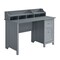 Techni Office Solutions 47.25" Gray Unique Techni Mobili Classic Office Desk with Storage